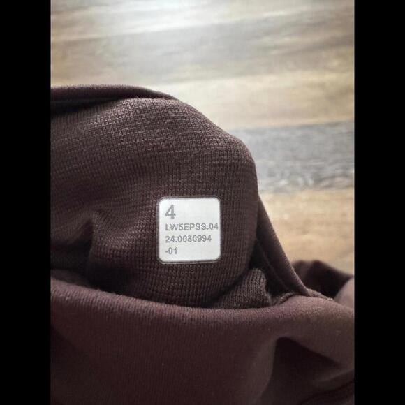 Lululemon Wunder Train With Pockets High Rise 25” Espresso Size 4 NWT - Picture 7 of 7
